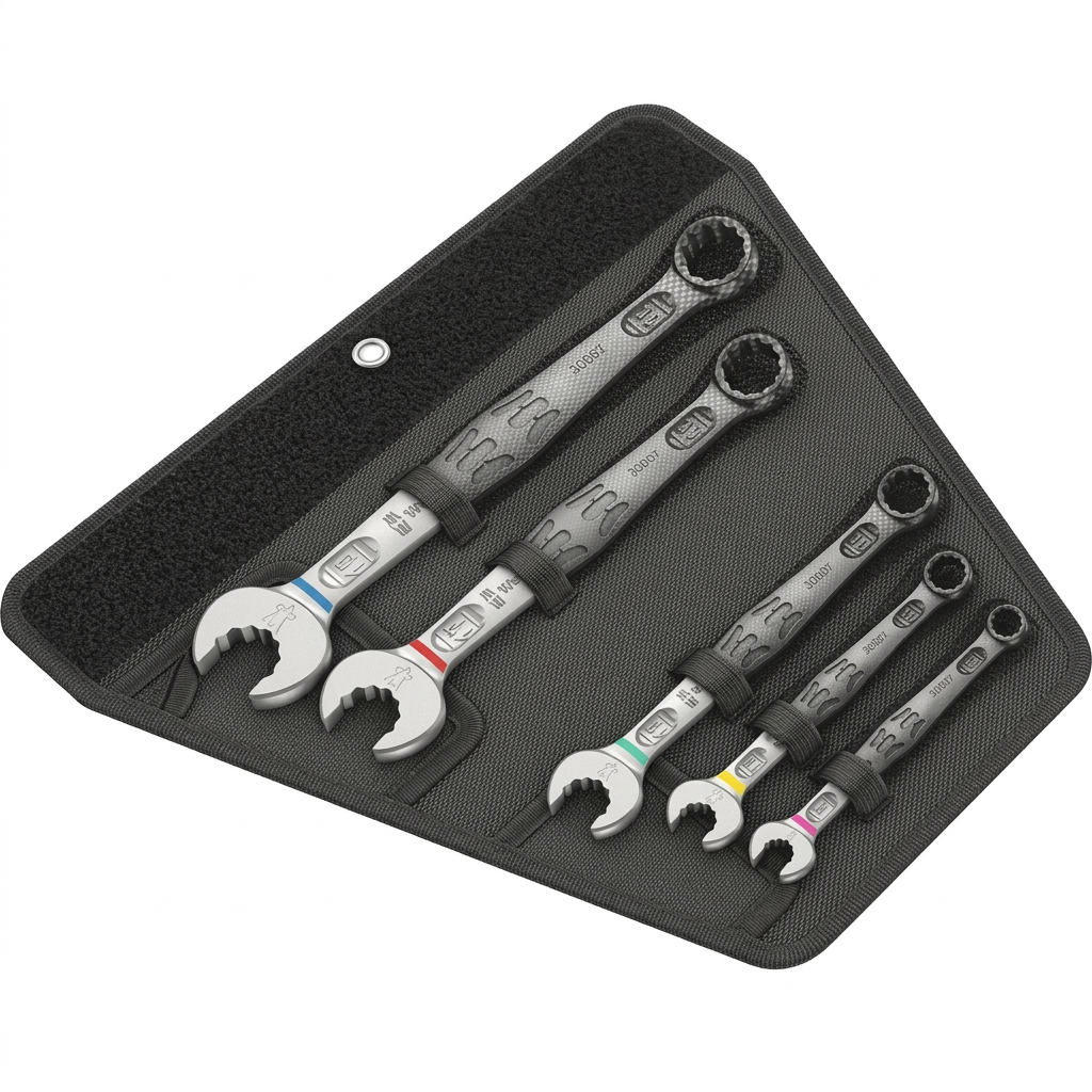Set chei fixe Wera 6003 Joker, material crom-vanadiu, 5 piese, 8-19 mm