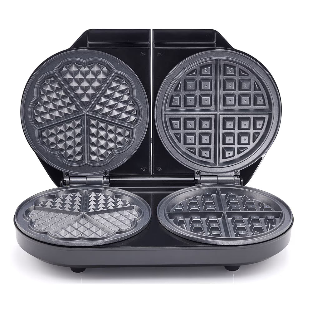Aparat de facut waffe GORENJE WM1400SB, 1400W, argintiu-negru
