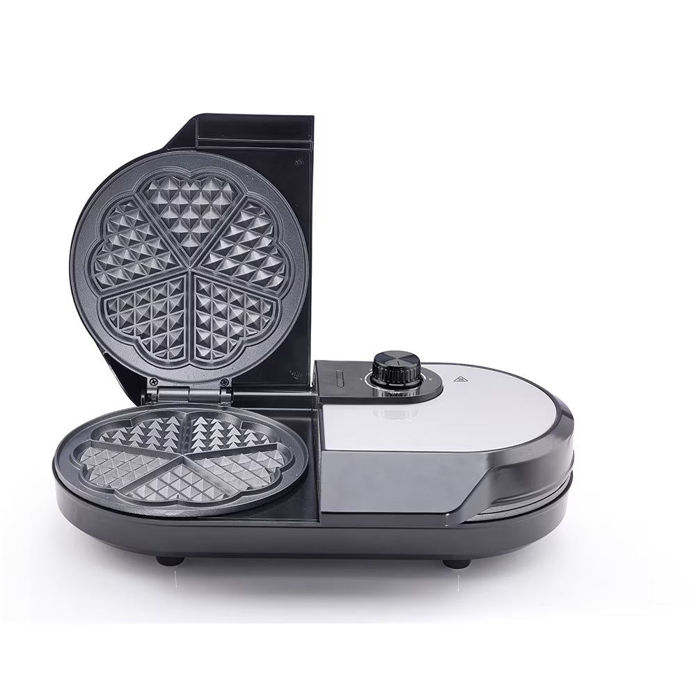 Aparat de facut waffe GORENJE WM1400SB, 1400W, argintiu-negru