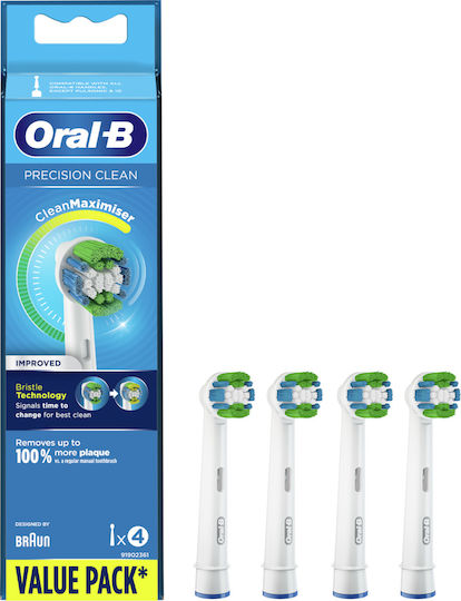 Rezerve periuta de dinti electrica Oral-B Precision Clean, Tehnologie CleanMaximiser, 4 buc